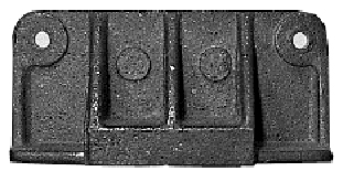 HG 312 
High-Side Gondola Striker Plate
(Used with economy draft gear)
Sand cast brass. $15.00 ea.